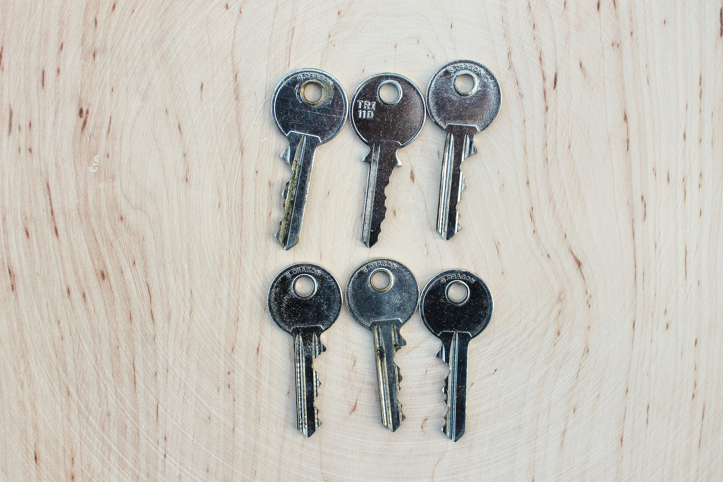 Set of 6 vintage keys - vintage keys, Old rare house keys, Skeleton keys