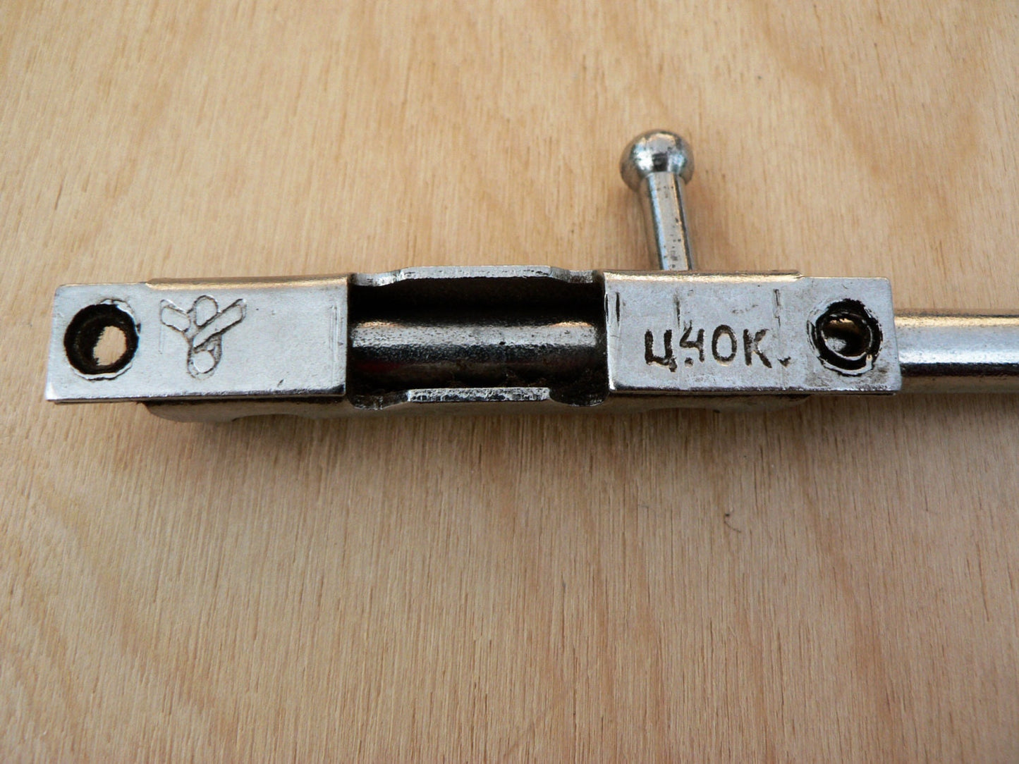 Vintage metall door lock. Ussr vintage. 1980