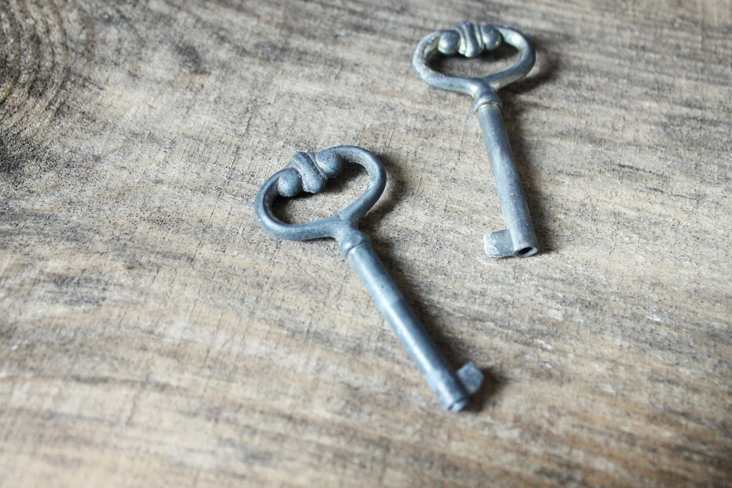 Set of two vintage furniture keys 2.7 inches from the USSR - made in 1970s