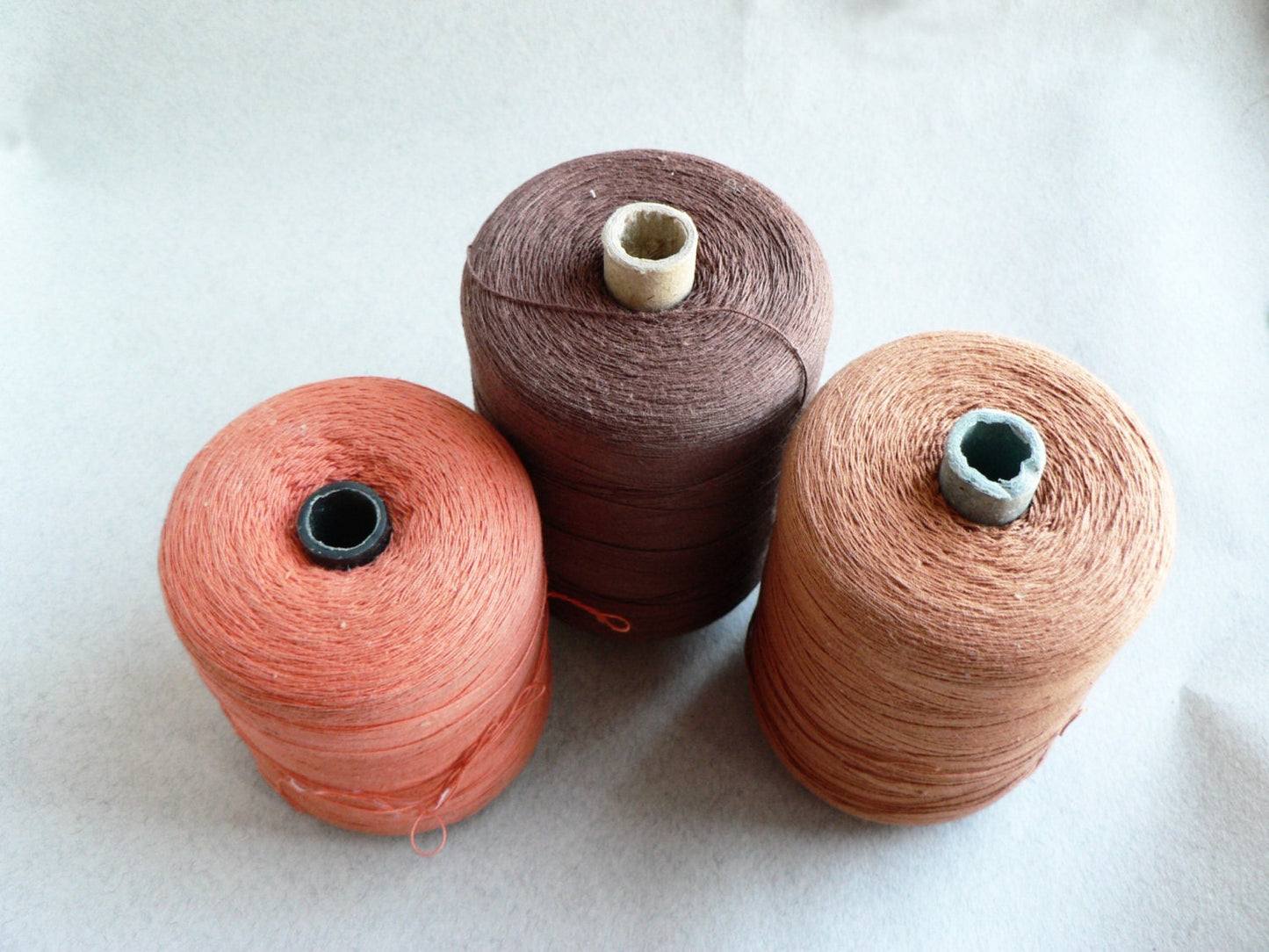 Soviet Vintage Thread Spools - Brown