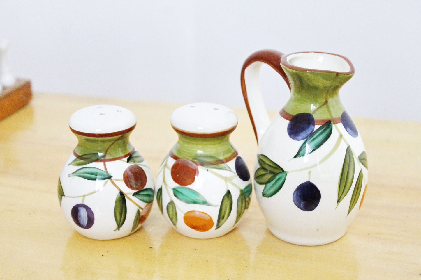 Vintage cute ceramic set for spices - made in Germany - 1970-1980