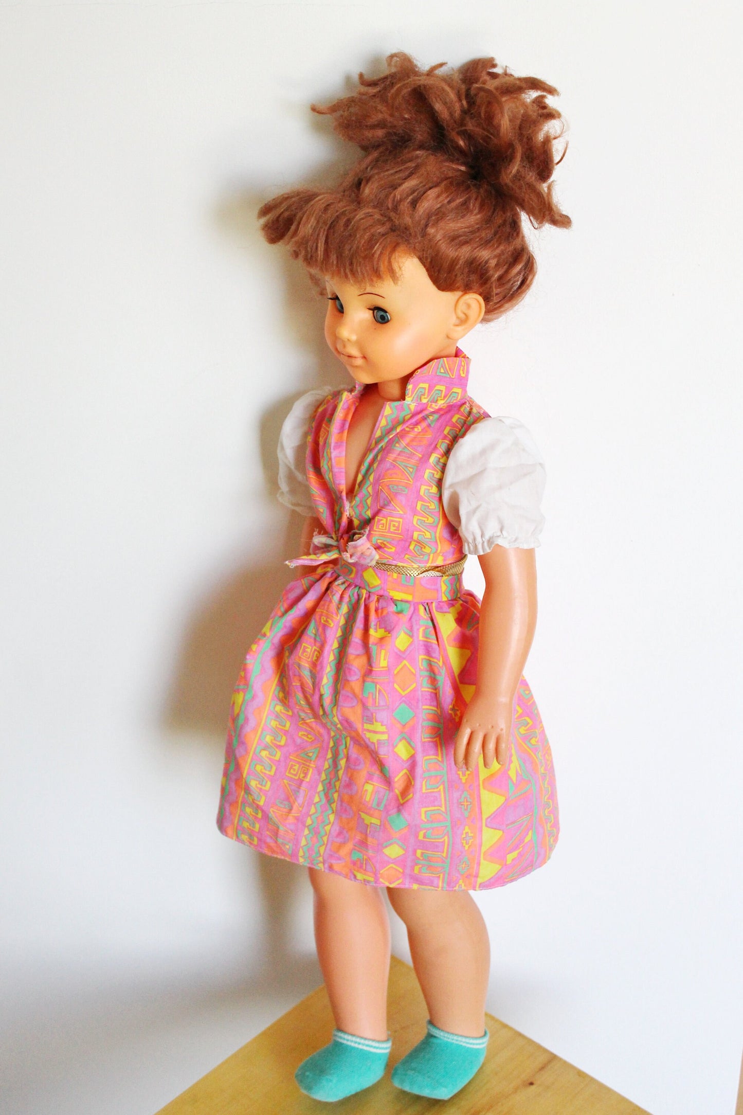 Big (giant) vintage soviet doll - 75 cm - 29.5 inches - USSR doll - Collectible doll - 1980s