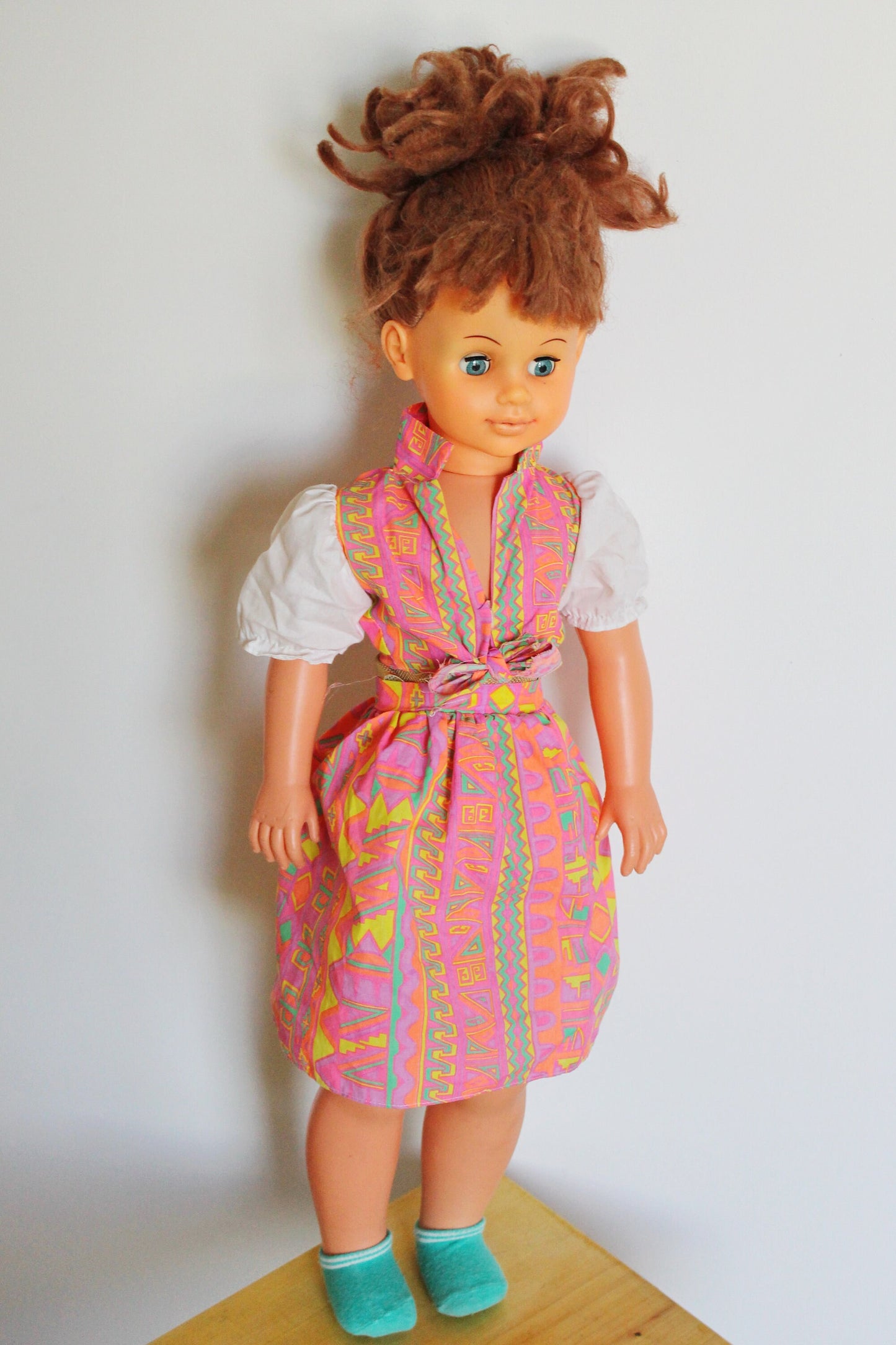 Big (giant) vintage soviet doll - 75 cm - 29.5 inches - USSR doll - Collectible doll - 1980s