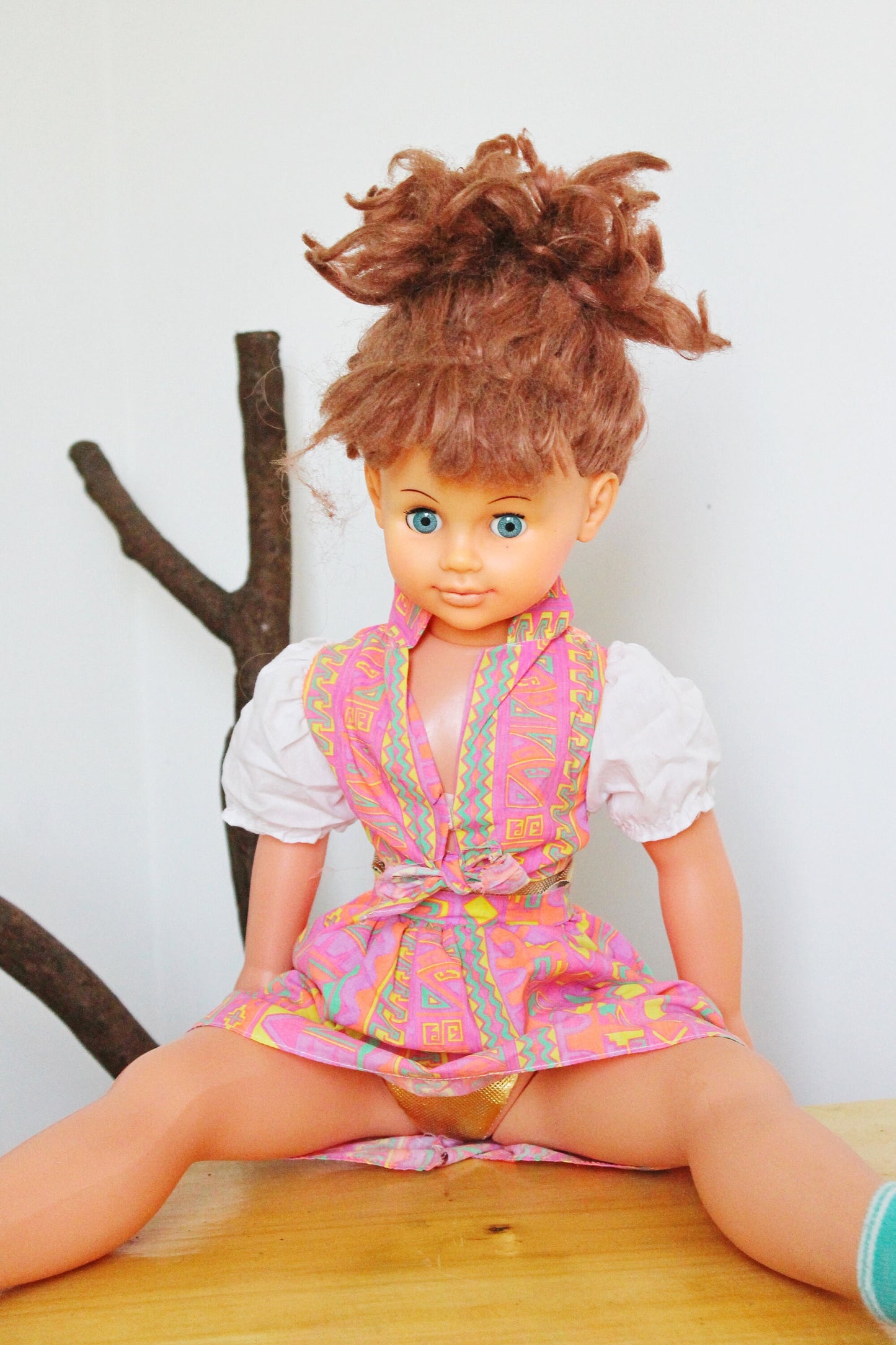 Big (giant) vintage soviet doll - 75 cm - 29.5 inches - USSR doll - Collectible doll - 1980s