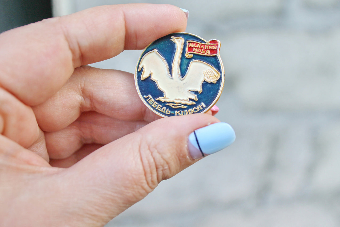 Vintage soviet USSR pin badge - Swan - USSR pin - vintage soviet badge - 1980s