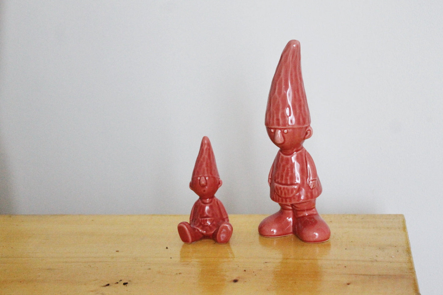 Vintage porcelain set of two Gnoms figurines - Germany Gnome figurine - vintage decor - Germany vintage - 1980s