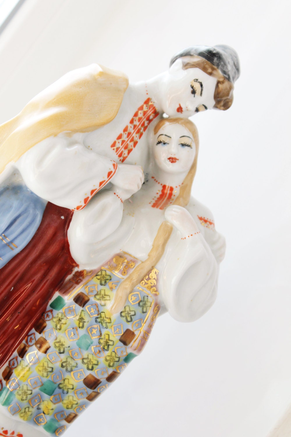 USSR vintage porcelain figurine "Ukrainian May night" - USSR vintage - 1970s - Hand painted